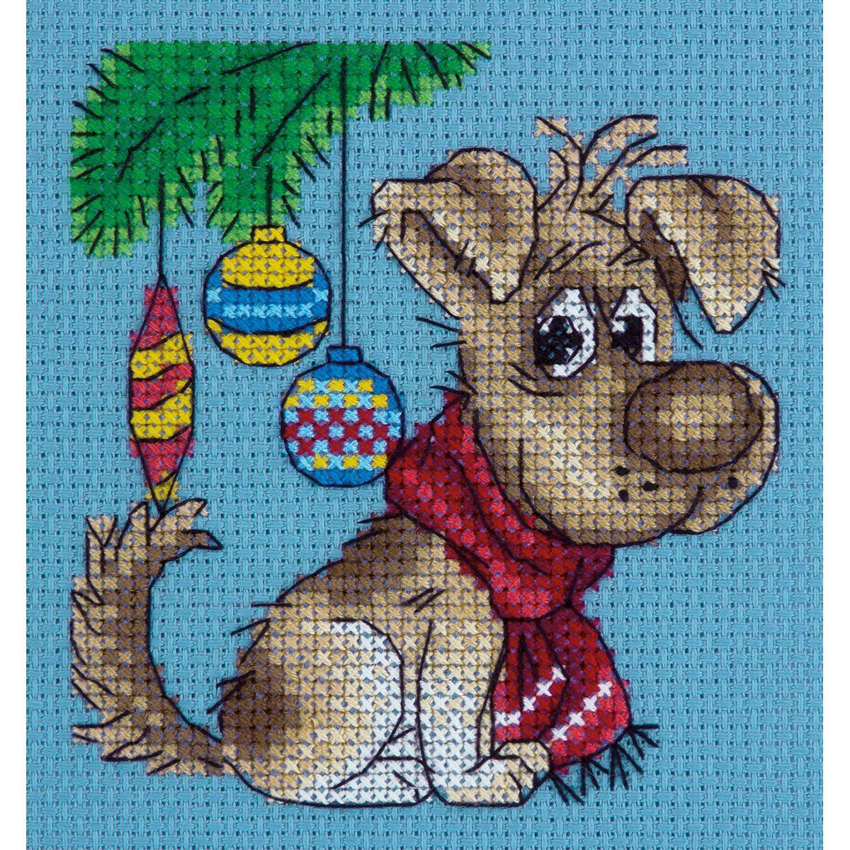 Klart counted cross stitch kit "Waiting for a...