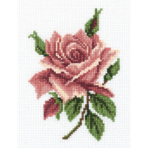 Klart counted cross stitch kit "Tea Rose"...