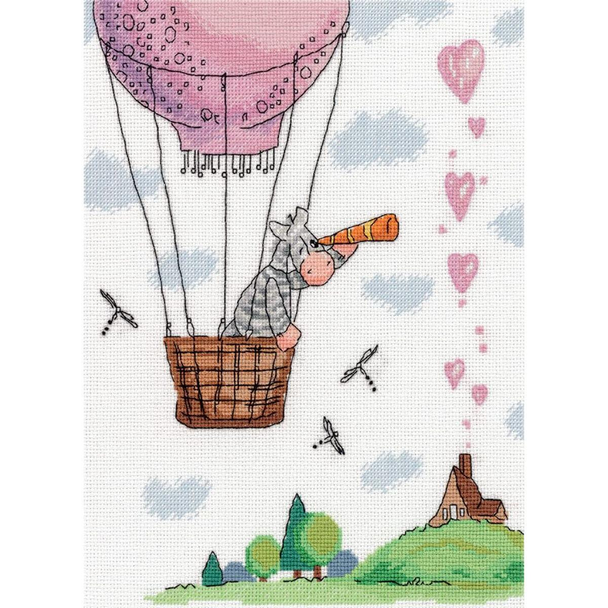 Klart counted cross stitch kit "Your Love guides...