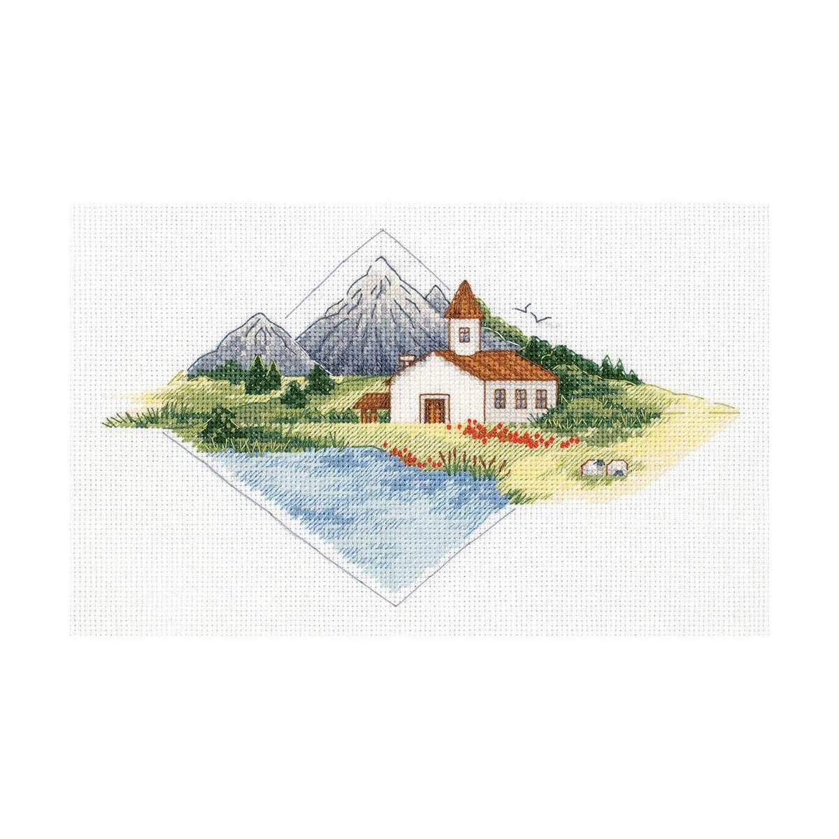 Klart counted cross stitch kit "House in the...