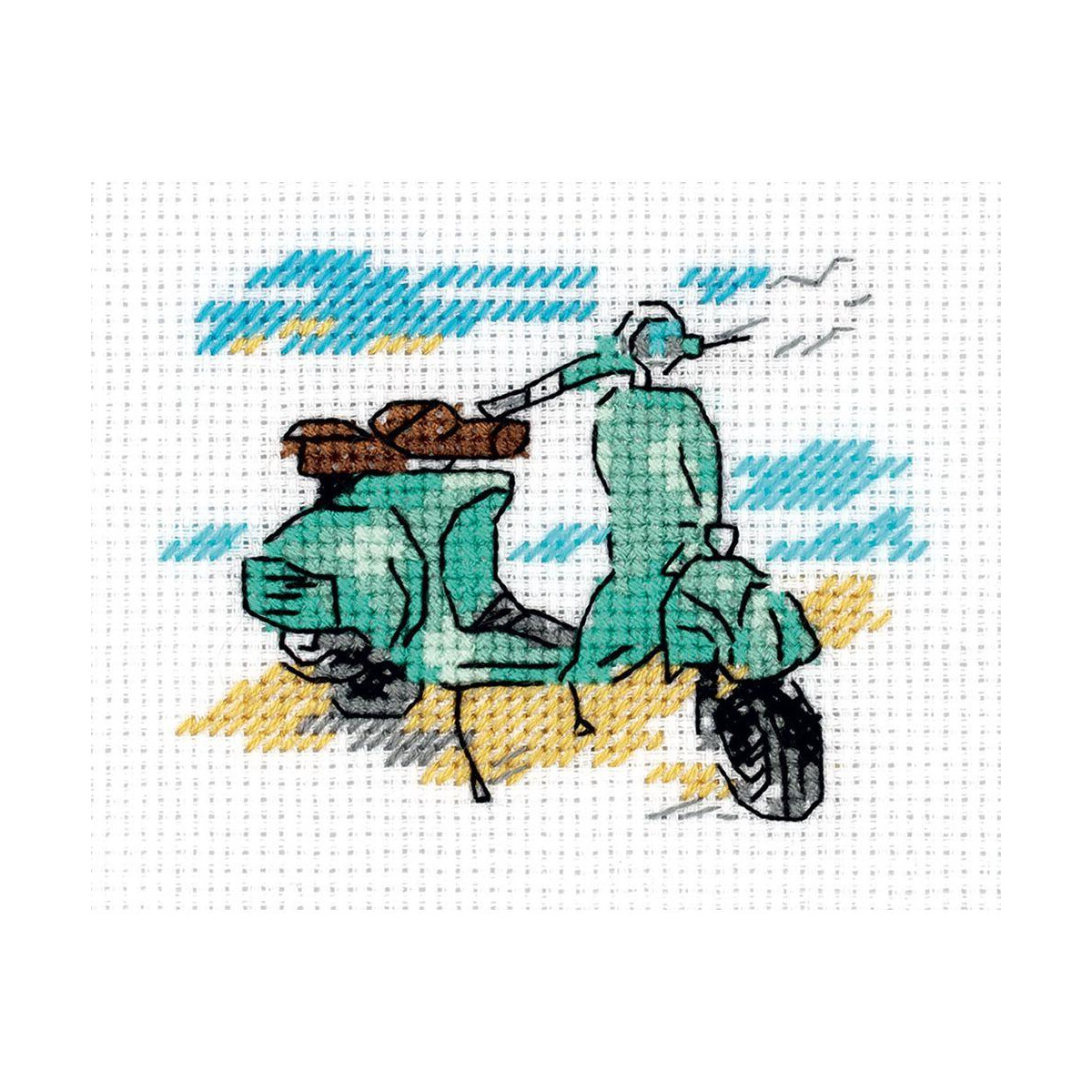 Klart counted cross stitch kit "Sketches. On...