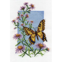 Panna counted cross stitch kit "Swallowtail" 13x19cm, DIY