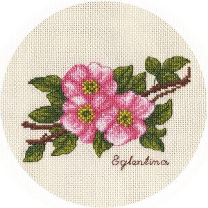 Panna counted cross stitch kit "Small Branch of Wild...