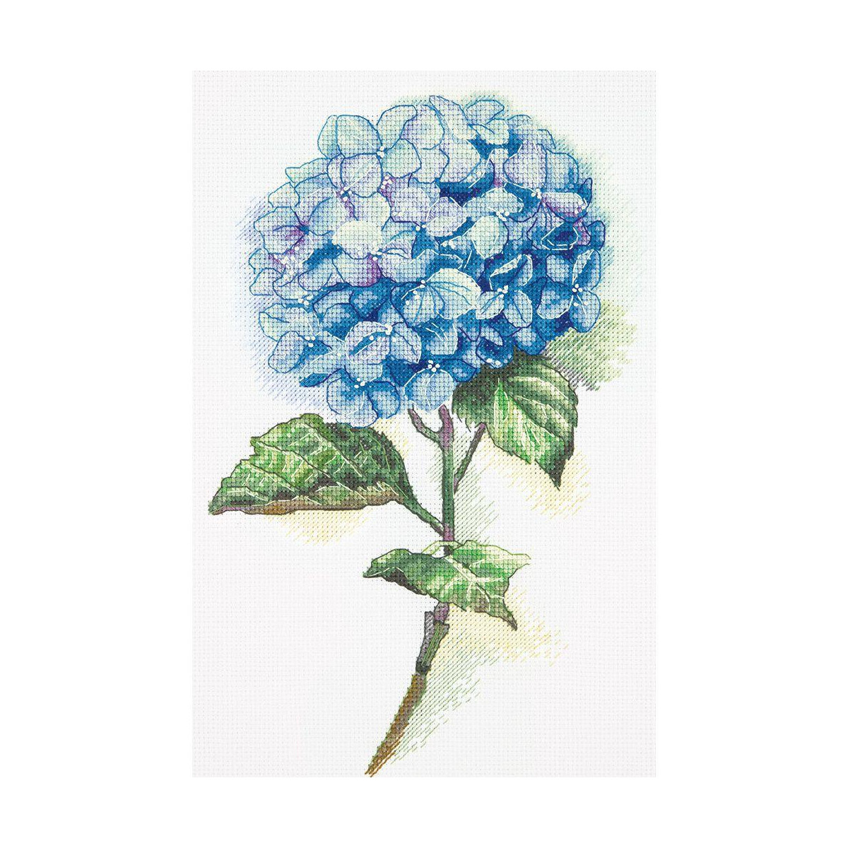 Panna kruissteek set "Blauwe hortensia"...