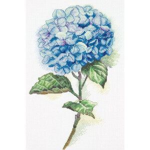 Set punto croce Panna "Ortensia blu" 20x30cm,...
