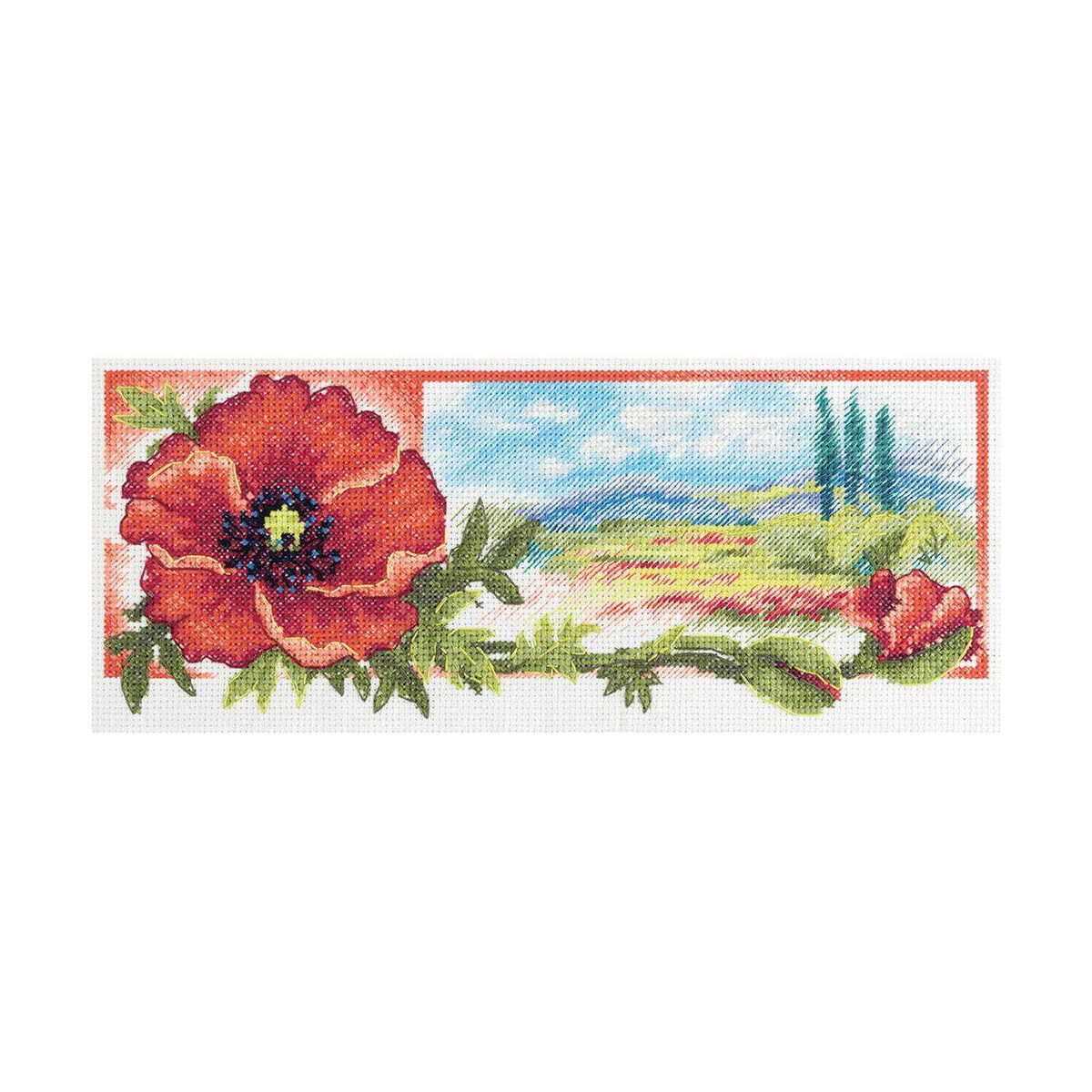Panna counted cross stitch kit "The Red Hue of...