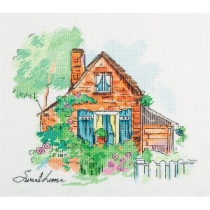Panna counted cross stitch kit "Cosy House"...