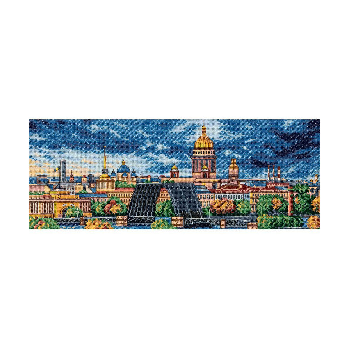 Panna counted cross stitch kit "Morning in St....