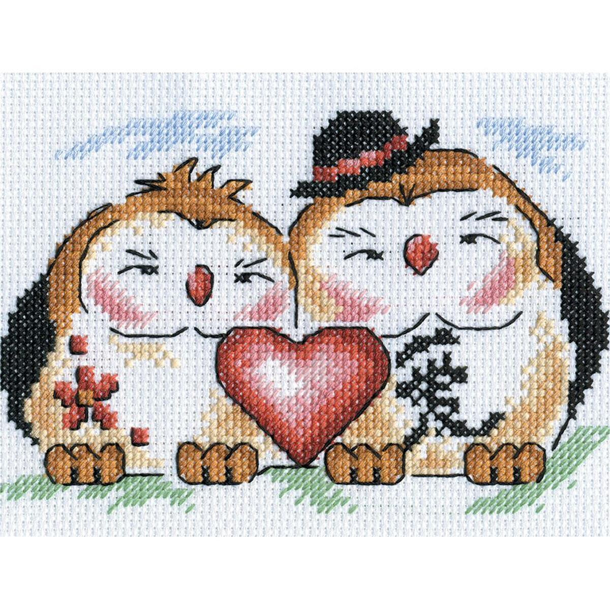 Panna counted cross stitch kit "Love in the...