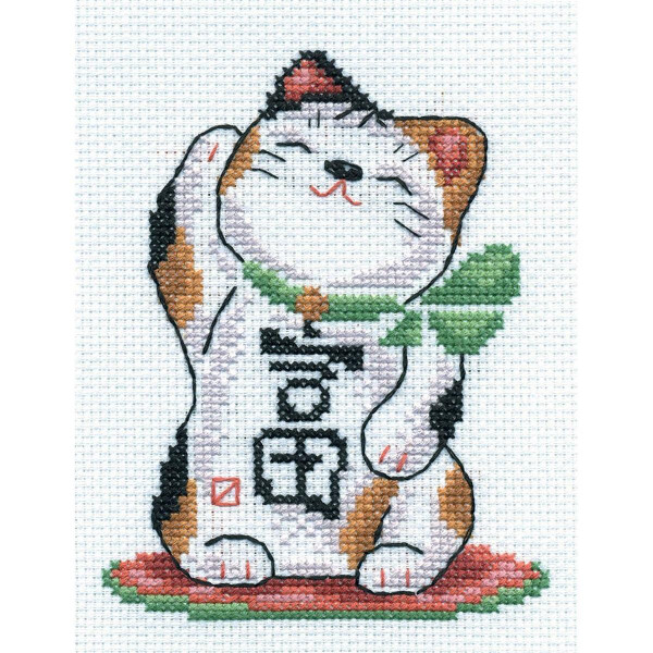 Panna counted cross stitch kit "Wealth in the Household" 12x14cm, DIY