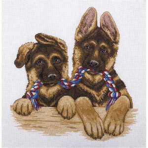 Panna counted cross stitch kit "Pair of Twins"...