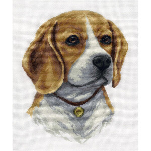 Panna counted cross stitch kit "Beagle"...