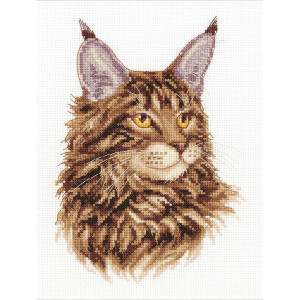 Panna counted cross stitch kit "Maine Coon"...