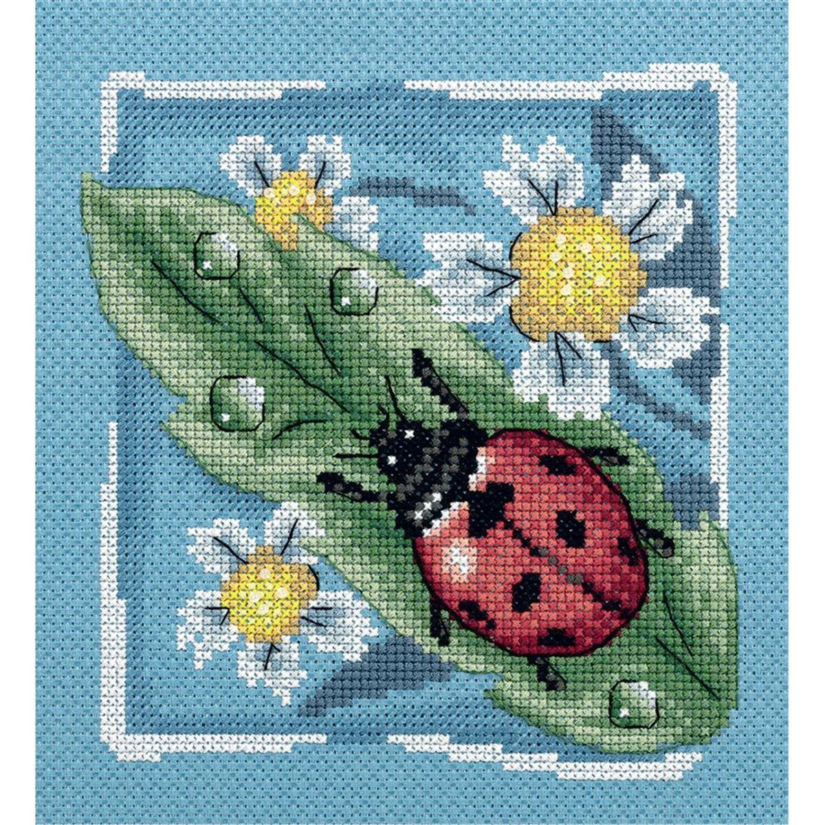 Panna counted cross stitch kit "Ladybird"...