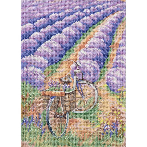 Panna counted cross stitch kit "The Beauty of Provence" 21.5x29.5cm, DIY