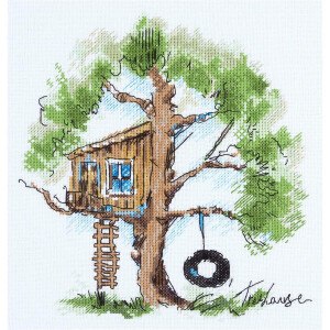 Panna counted cross stitch kit "Tree house"...