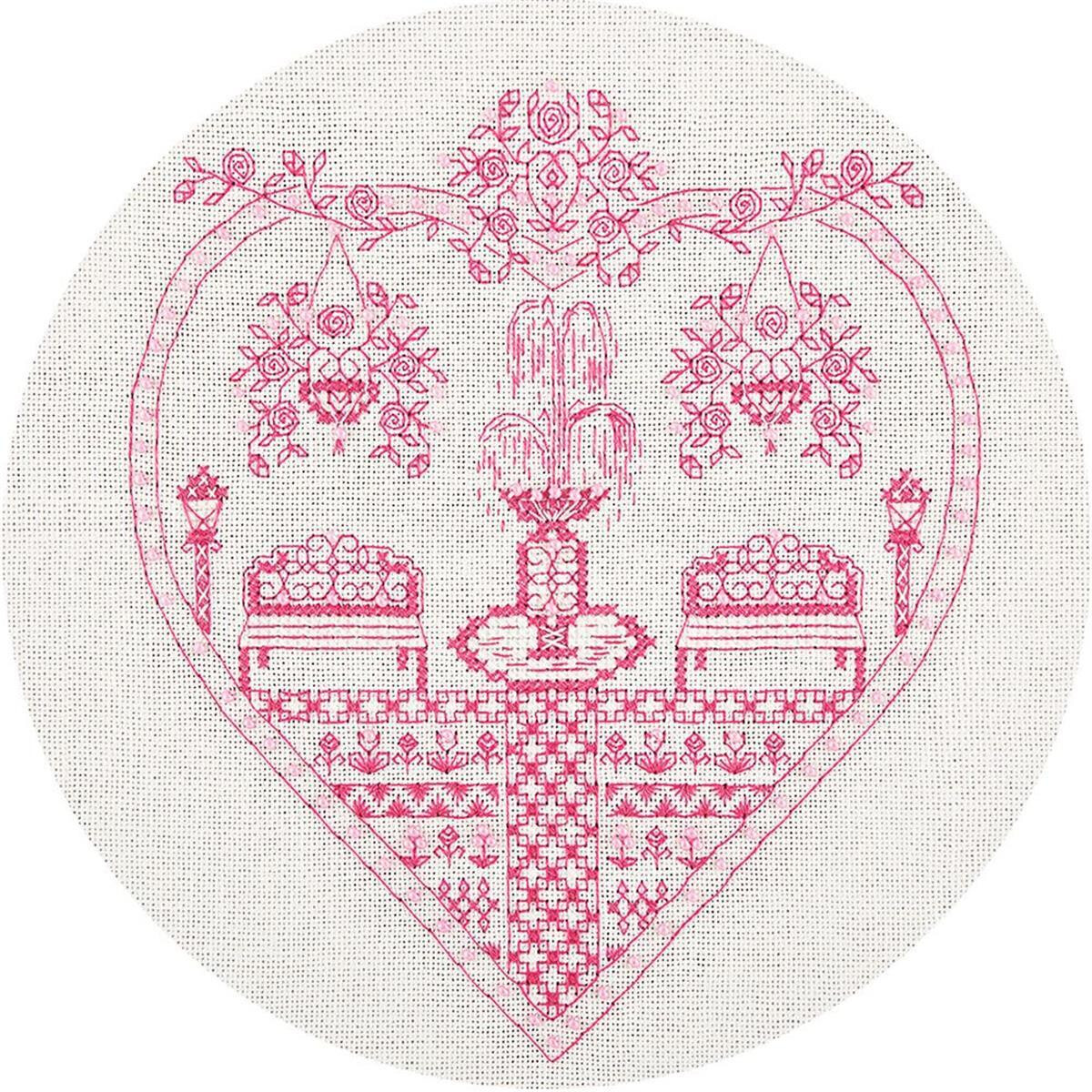 Panna Набор для вышивания крестом "Розовый сад"...