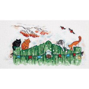 Panna counted cross stitch kit "Curious Tails"...