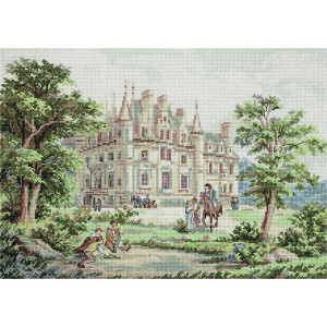 Panna counted cross stitch kit "Castle Grounds"...