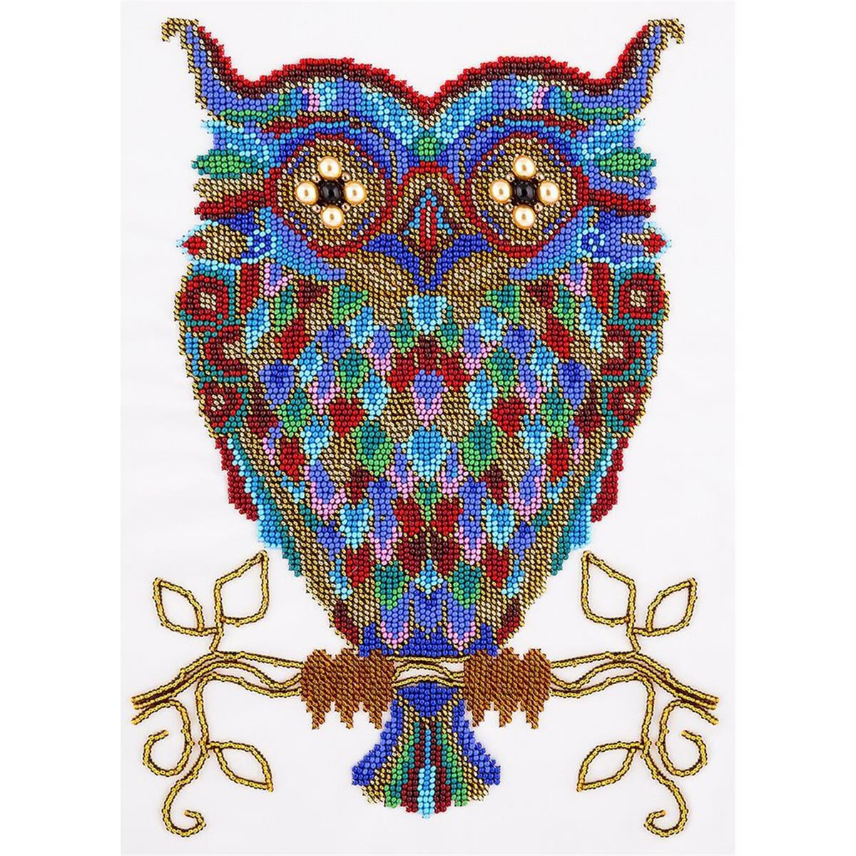 Panna beads stitching kit "Rainbow Owl"...