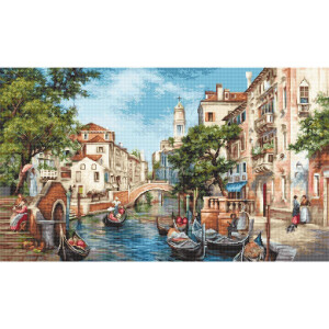 Luca-s counted cross stitch kit "The Streets of San...