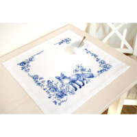 Luca-s counted cross stitch kit "Tablecloth The Fox", 45x45cm, DIY