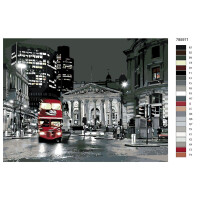 Pintura por números "London", 30x40cm, ktmk-785971