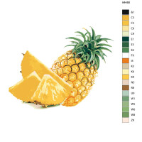 Paint by Numbers "Pineapple", 40x50cm, KTMK-64488