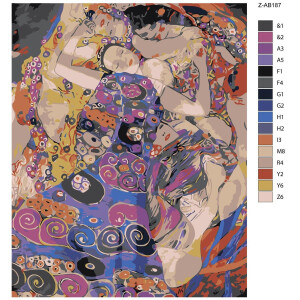 Paint by Numbers "Fantasy women pattern",...