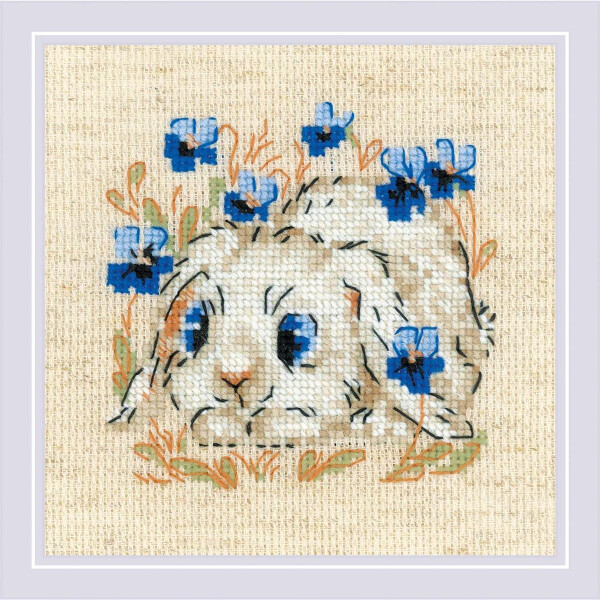 Набор для вышивания крестом Риолис "Маленький кролик", счетная схема