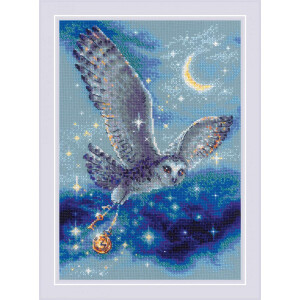 Riolis counted cross stitch kit Magische Eule, DIY