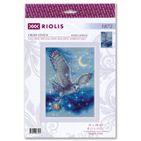 Riolis Conjunto de punto de cruz "Magic owl", patrón de conteo