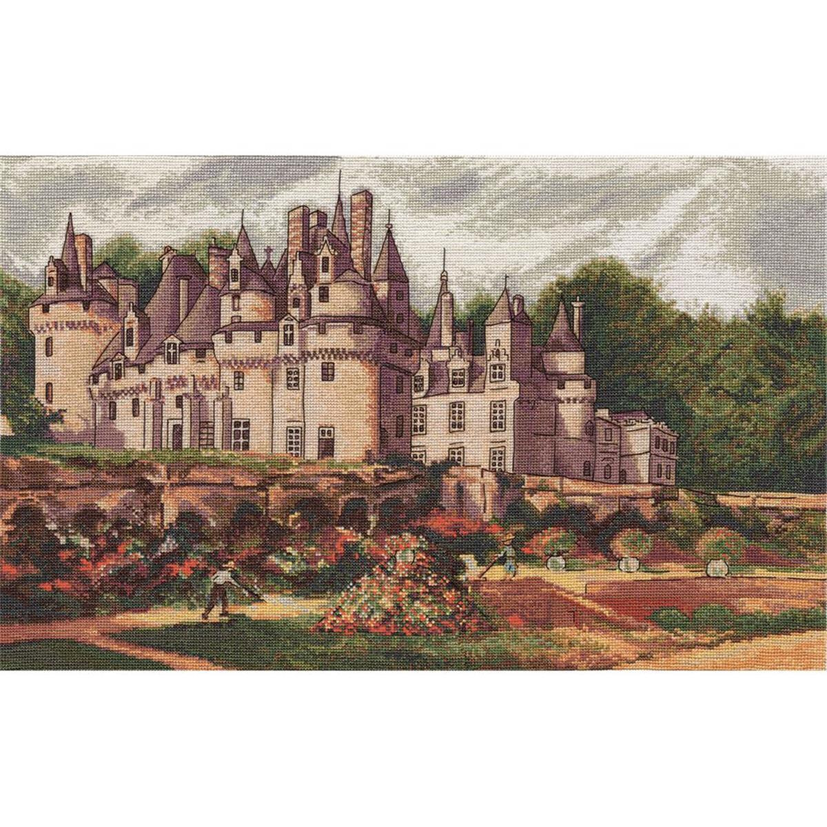 Panna counted cross stitch kit  "Usse Castle ",...