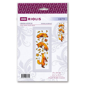 Riolis counted cross stitch kit Füchse in...