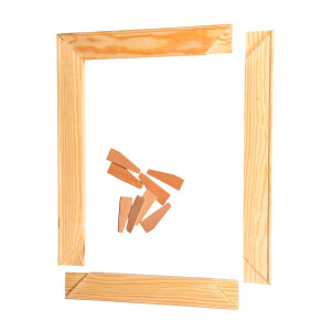 Wooden Stretcher kit with wedges for self-assembly, 40x40...
