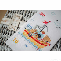 Vervaco cross stitch kit "Boat sailing II", counted, DIY