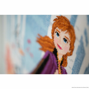 Набор для вышивания крестом Vervaco "Disney Frozen 2 Anna", счетная схема