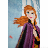 Набор для вышивания крестом Vervaco "Disney Frozen 2 Anna", счетная схема