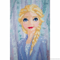Vervaco Juego de punto de cruz "Disney Frozen 2 Elsa", patrón de conteo