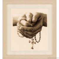 Набор для вышивания крестом Vervaco "Молящиеся руки", счетная схема