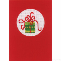 Набор для вышивания крестом поздравительных открыток Vervaco "Рождество 3 шт.", счетная схема