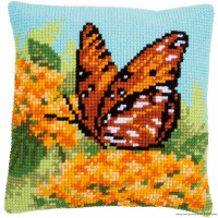 Vervaco cross stitch kit cushion "Beauty of nature", stamped, DIY