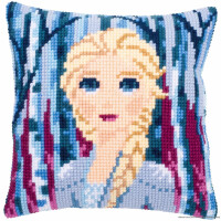 Vervaco cross stitch kit cushion "Disney Frozen 2 Elsa", stamped, DIY