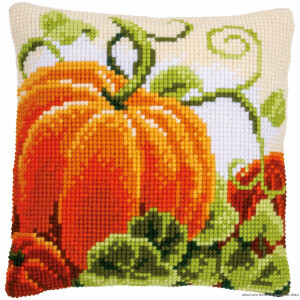 Vervaco cross stitch kit cushion "Pumpkins",...