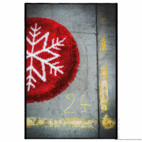 Vervaco Latch hook kit shaped rug "Ice star"