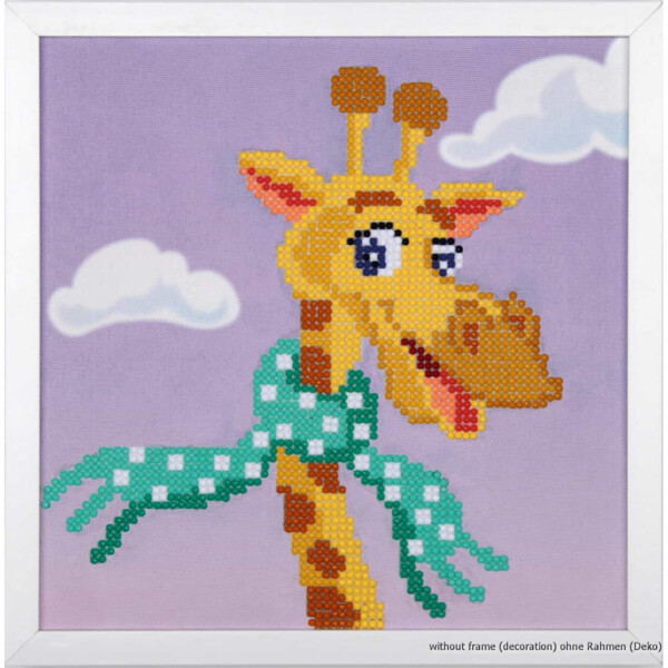 Vervaco Diamantschilderij "Giraffe"