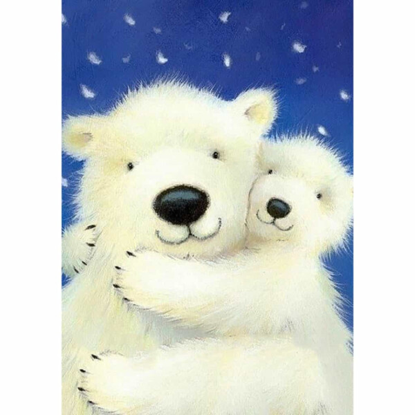 Снято с производства CdA Набор алмазной живописи "Белые медведи" 19 x 27 см, DE034
