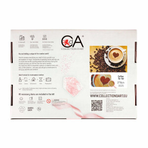 CdA Diamond Embroidery Kit "Coffee for her" 27 x 19cm, DE225