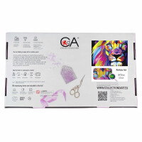 CdA Diamond Embroidery Kit "Rainbow lion" 38 x 27cm, DE444