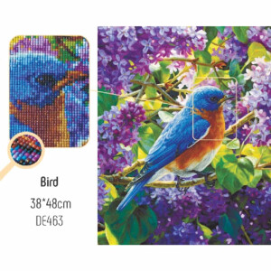 CdA Diamond Embroidery Kit "Bird" 48 x 38cm, DE463